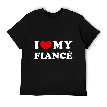 I Love My Fiancé I Heart My Fiancé T-Shirt