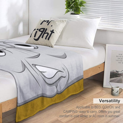 Diesel 10 (angry Face) Throw Blanket