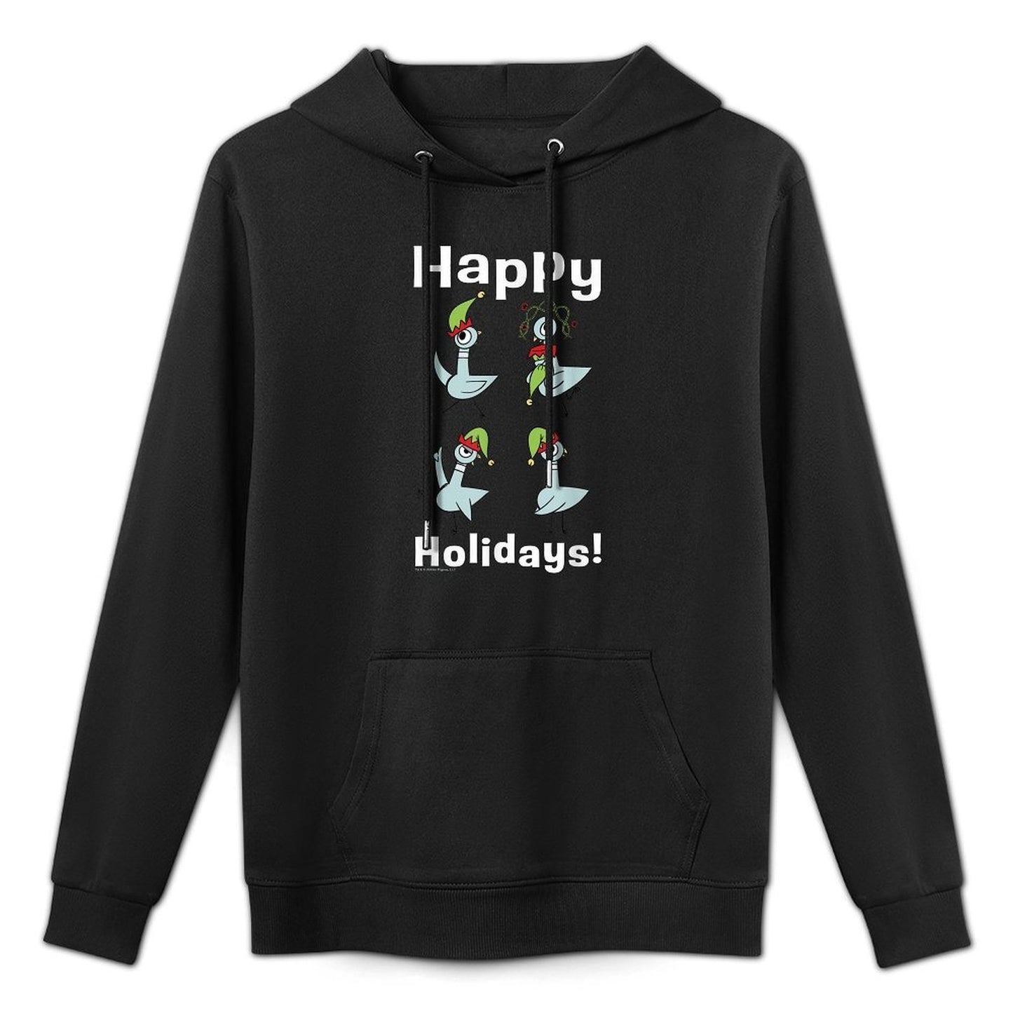 Hidden Pigeon Company Kids Unisex Pigeon Happy Holidays Christmas All-Day Comfort Hoodie