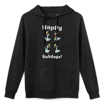 Hidden Pigeon Company Kids Unisex Pigeon Happy Holidays Christmas All-Day Comfort Hoodie