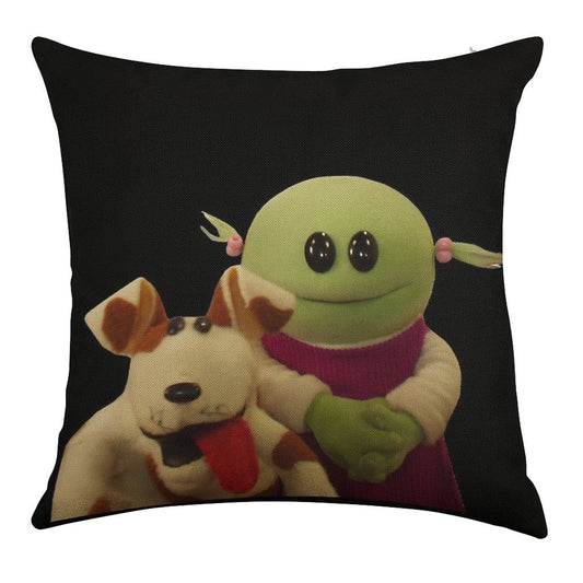 Nanalan  Mona And Russer Linen Throw Pillow Cover