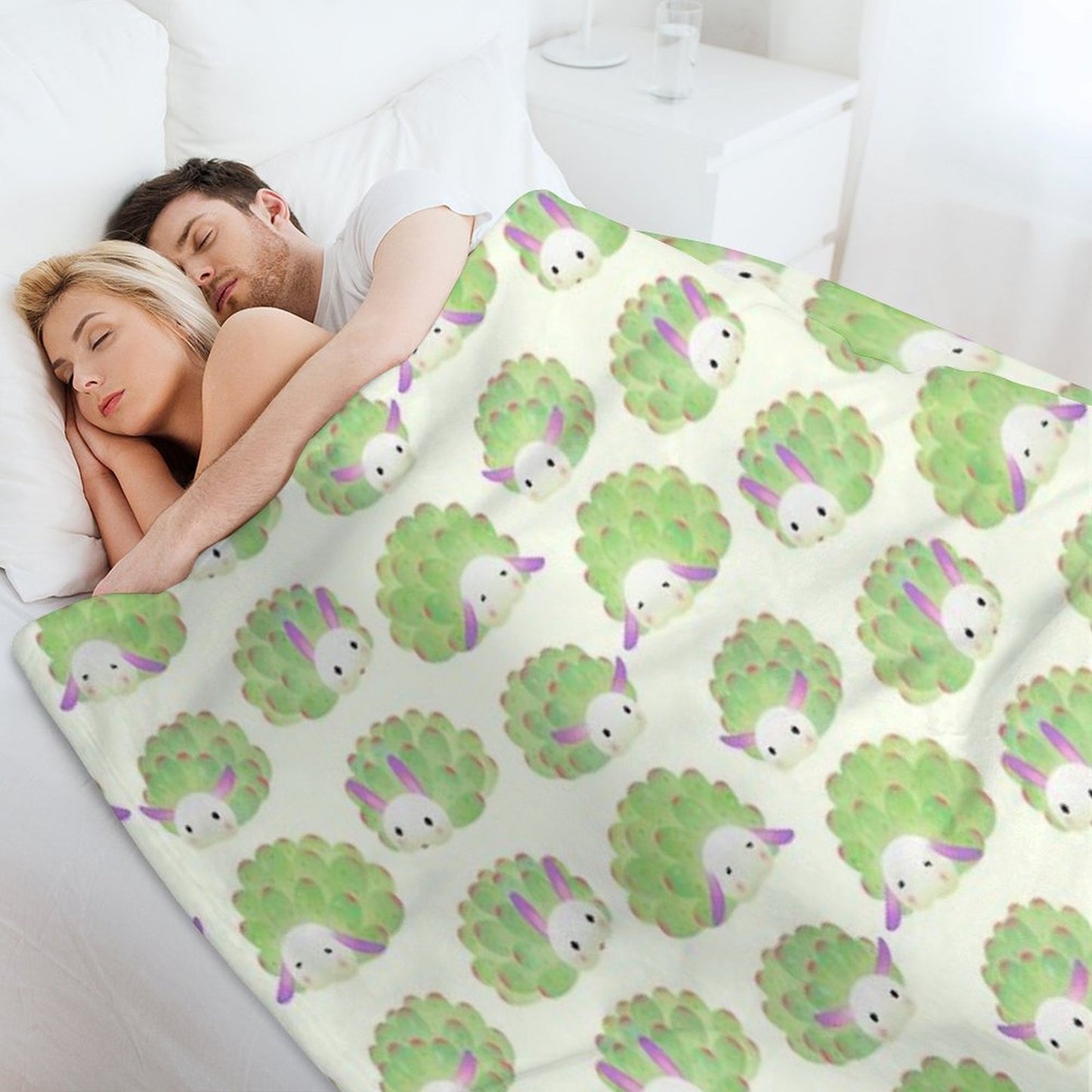 Sea Sheep Throw Blanket