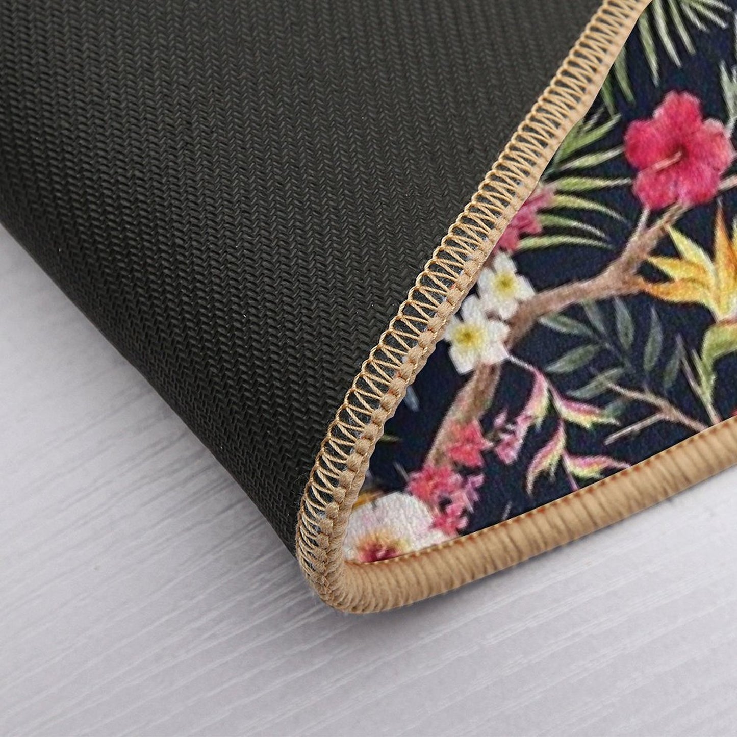 Tropical Parrot And Toucan Bath Mat