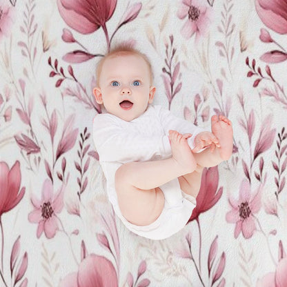 Floral Freshness Throw Blanket