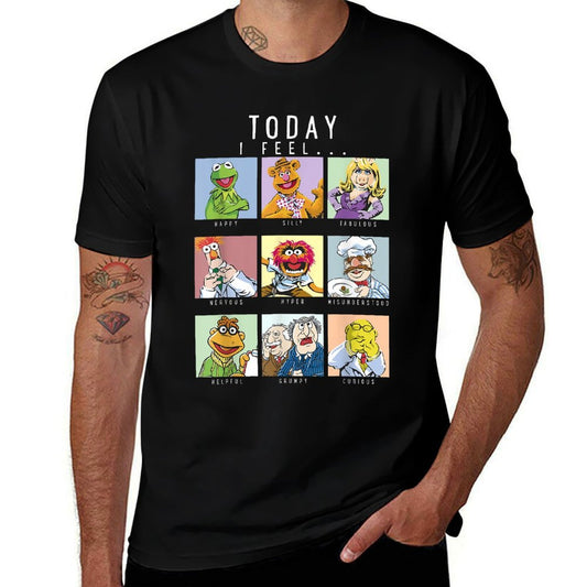 Disney The Muppets Today I Feel Box Up Character Portraits  Easy-care T-Shirt