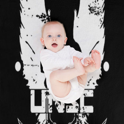Halo UNSC Worn Logo High Quality Throw Blanket