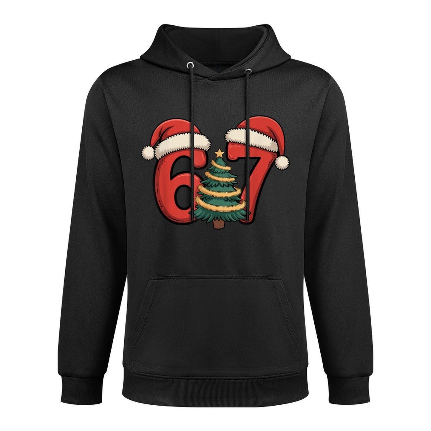 Funny Christmas 6 7 Meme Six Seven Meme Xmas Kidsns Layering Staple Hoodie