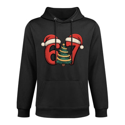 Funny Christmas 6 7 Meme Six Seven Meme Xmas Kidsns Layering Staple Hoodie