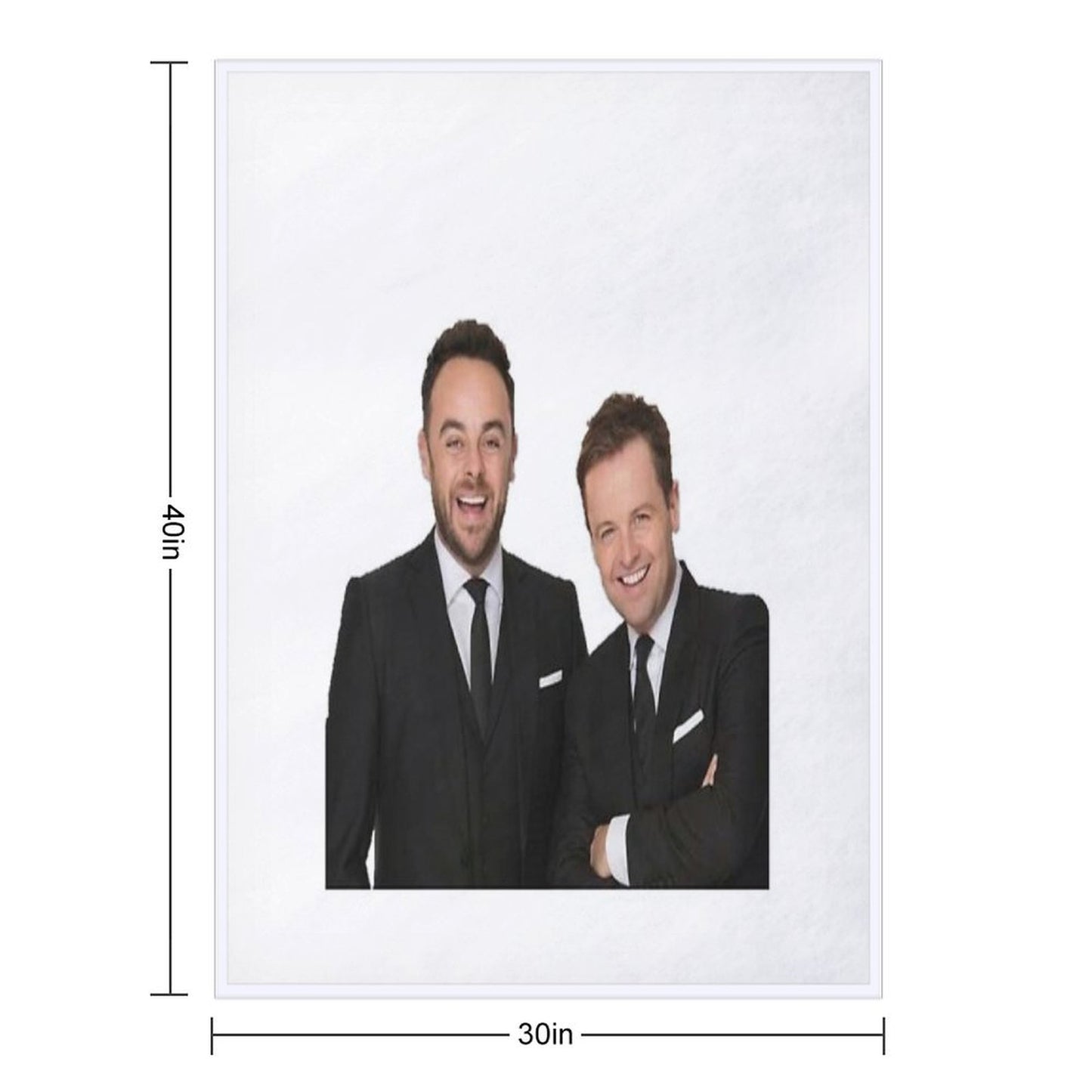 Ant And Dec Throw Blanket