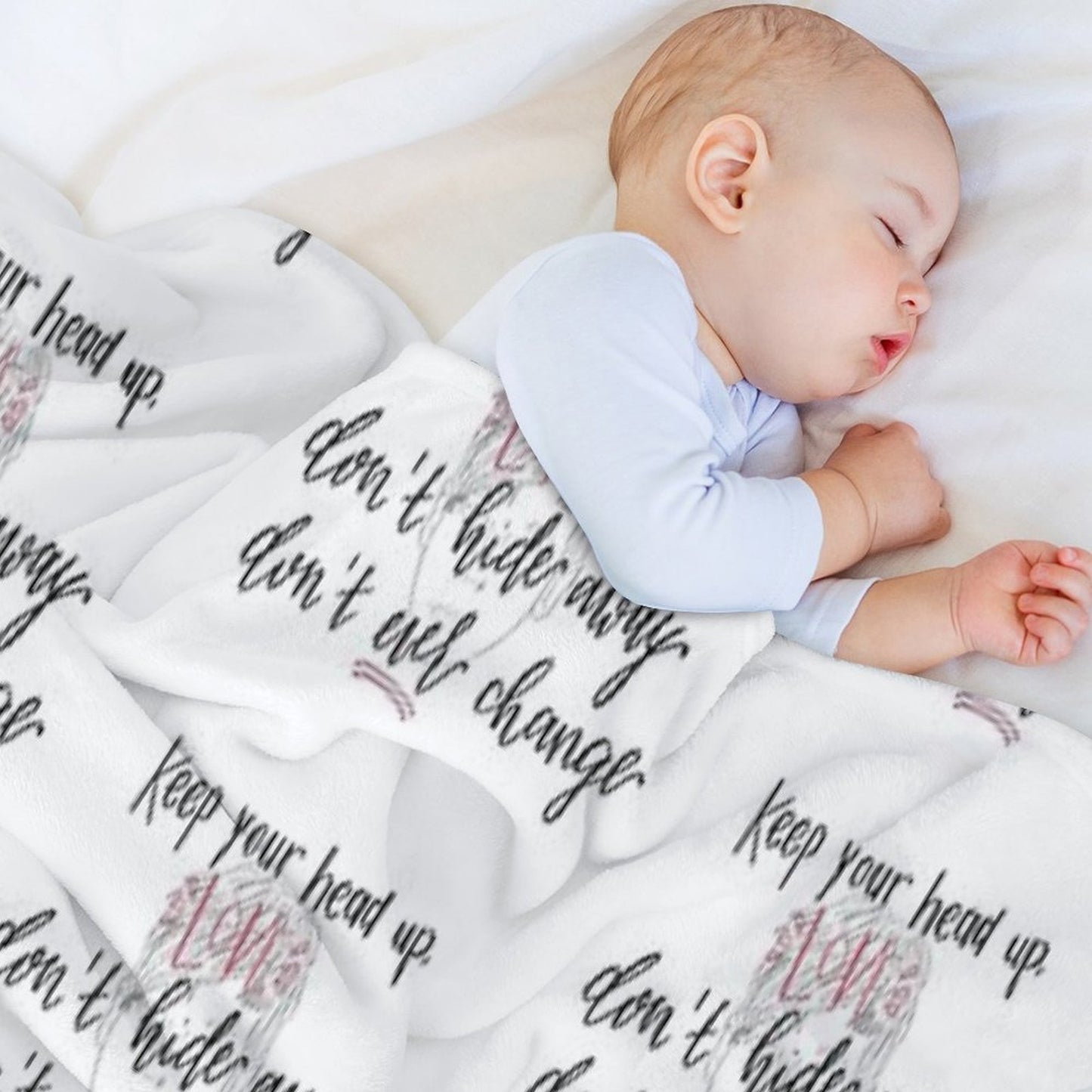 Perfect Now by LouisT - Digital Lettering Throw Blanket