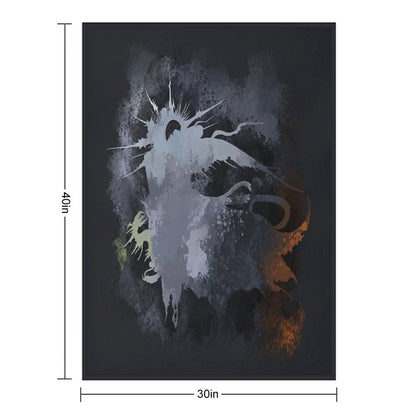 Final Fantasy XV Logo Throw Blanket