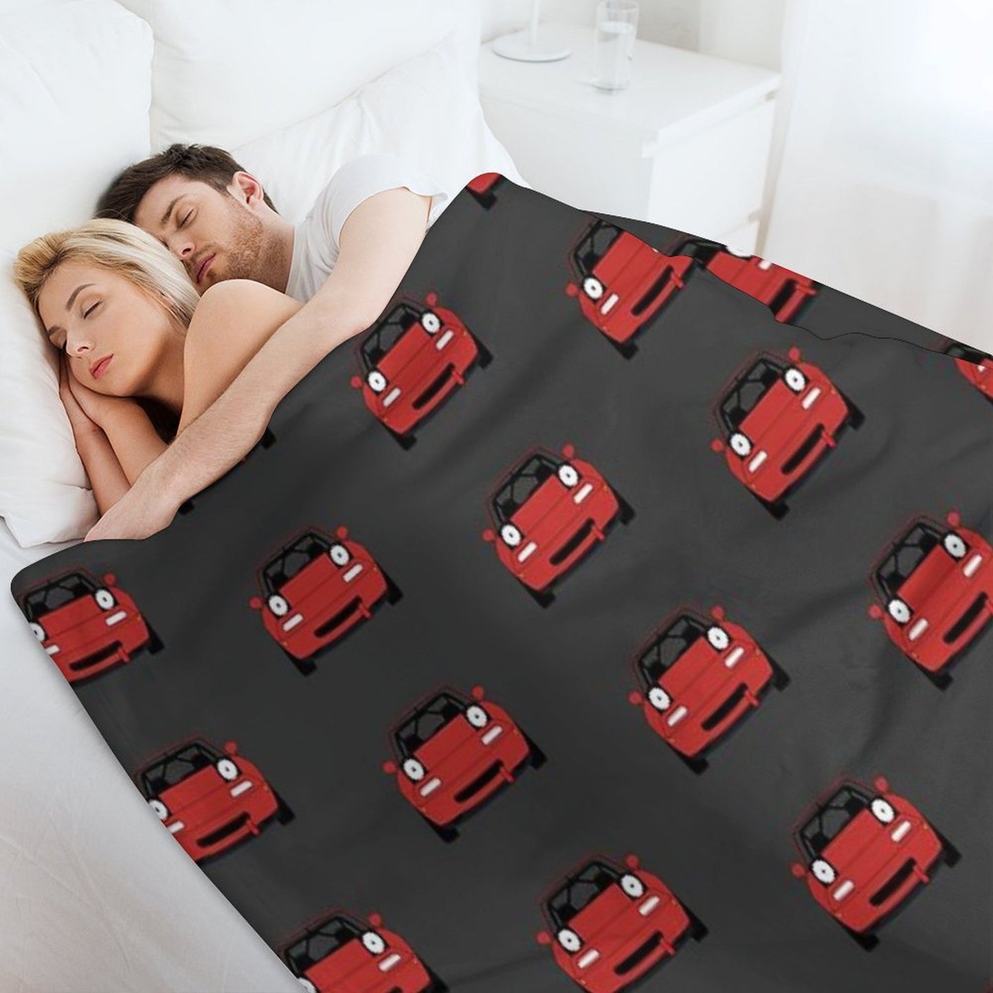 Miata Racecar Throw Blanket
