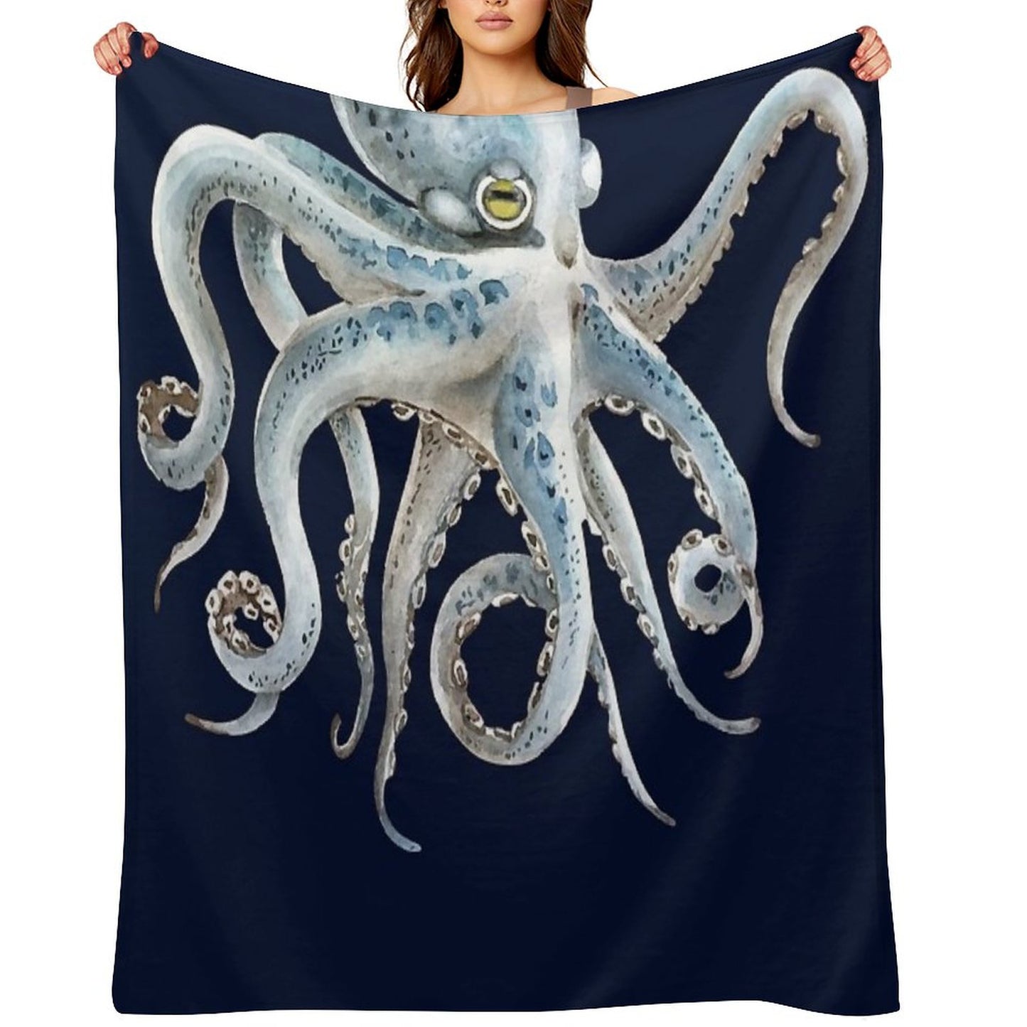 Octopus Tentaces 2 Throw Blanket