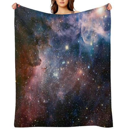 Galaxy - Nebula 01 Throw Blanket