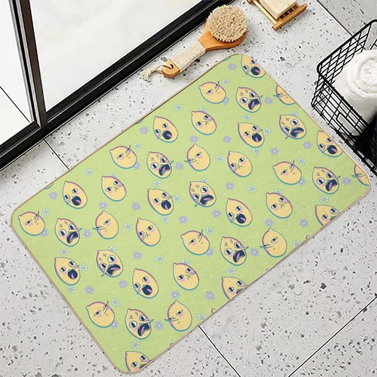 Earl of Lemongrab (Adventure Time)  Multi-Purpose Bath Mat