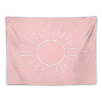 Sunshine on My Mind Pink Tapestry