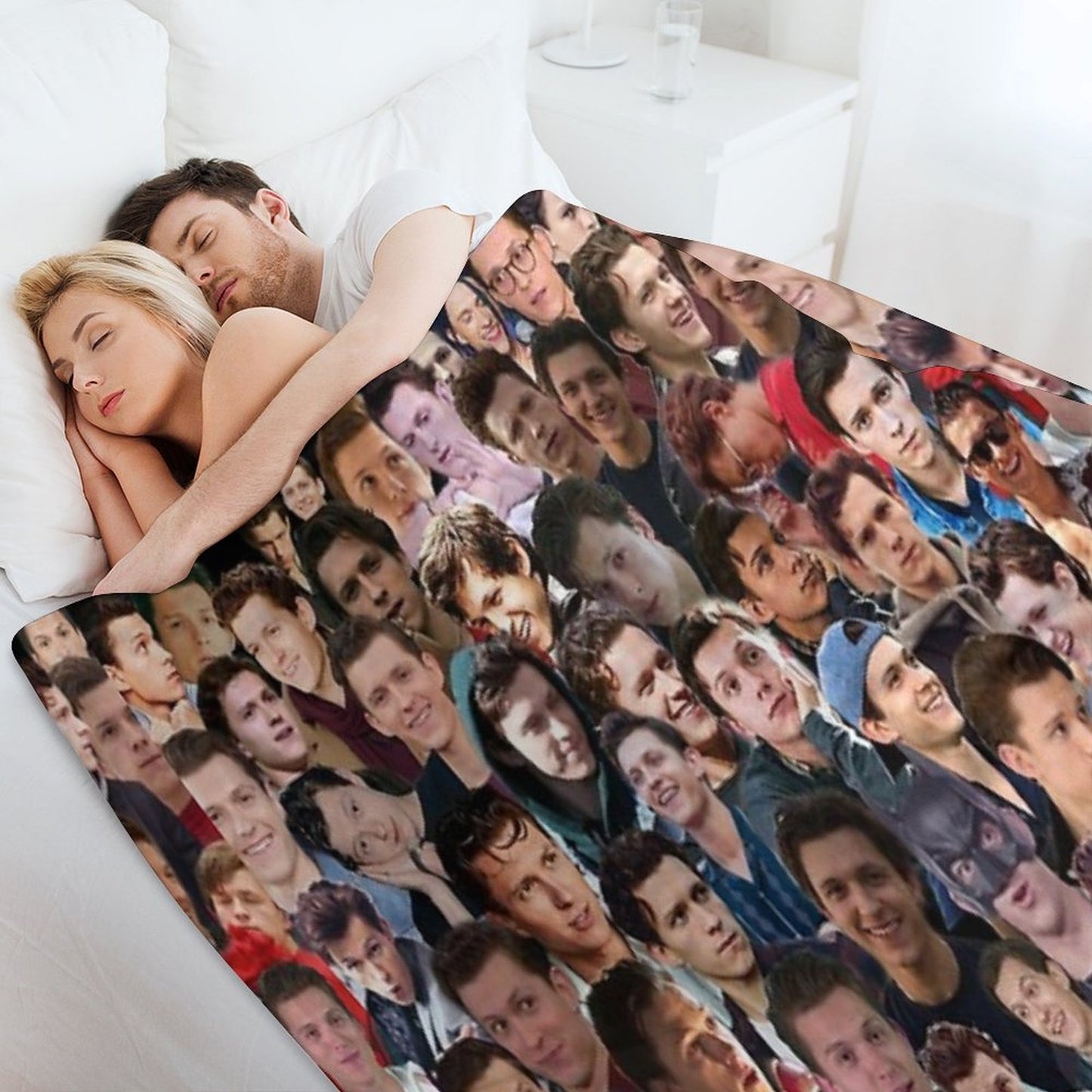 Tom Holland College Throw Blanket