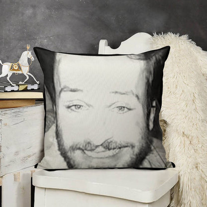 Always Sunny in Philidelphia Charlie Dating Picture Linen Throw Pillow Cover