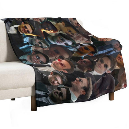Devil Dare Photo Collage Throw Blanket