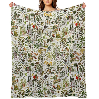 New Zealand Biology Throw Blanket