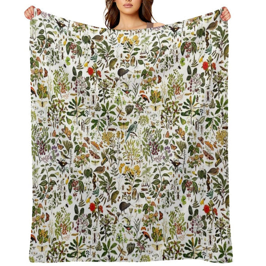 New Zealand Biology Throw Blanket