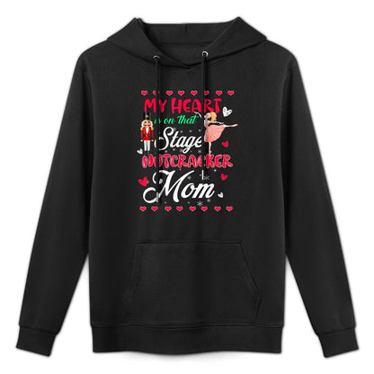 Nutcracker Mom Love Ballet Dance Mom Christmas Gifts Colorfast Hoodie
