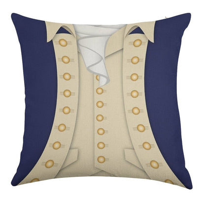 Alexander Hamilton Linen Throw Pillow Cover