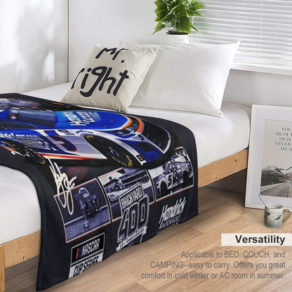 Kyle Larson Throw Blanket