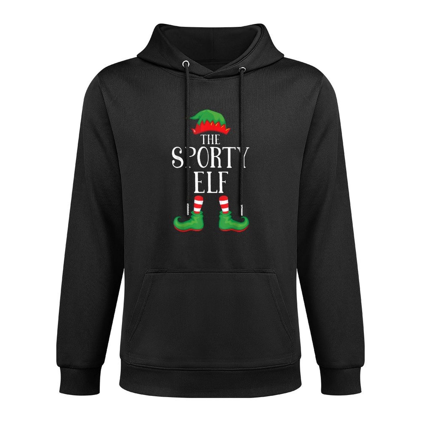 Sporty Elf Matching Group Xmas Funny Family Christmas Durable Construction Hoodie