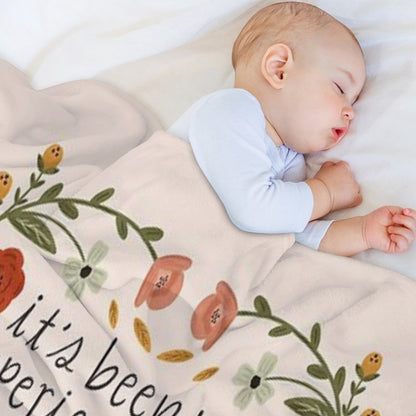 Anne of Green Gables Enjoy Things Quote Throw Blanket