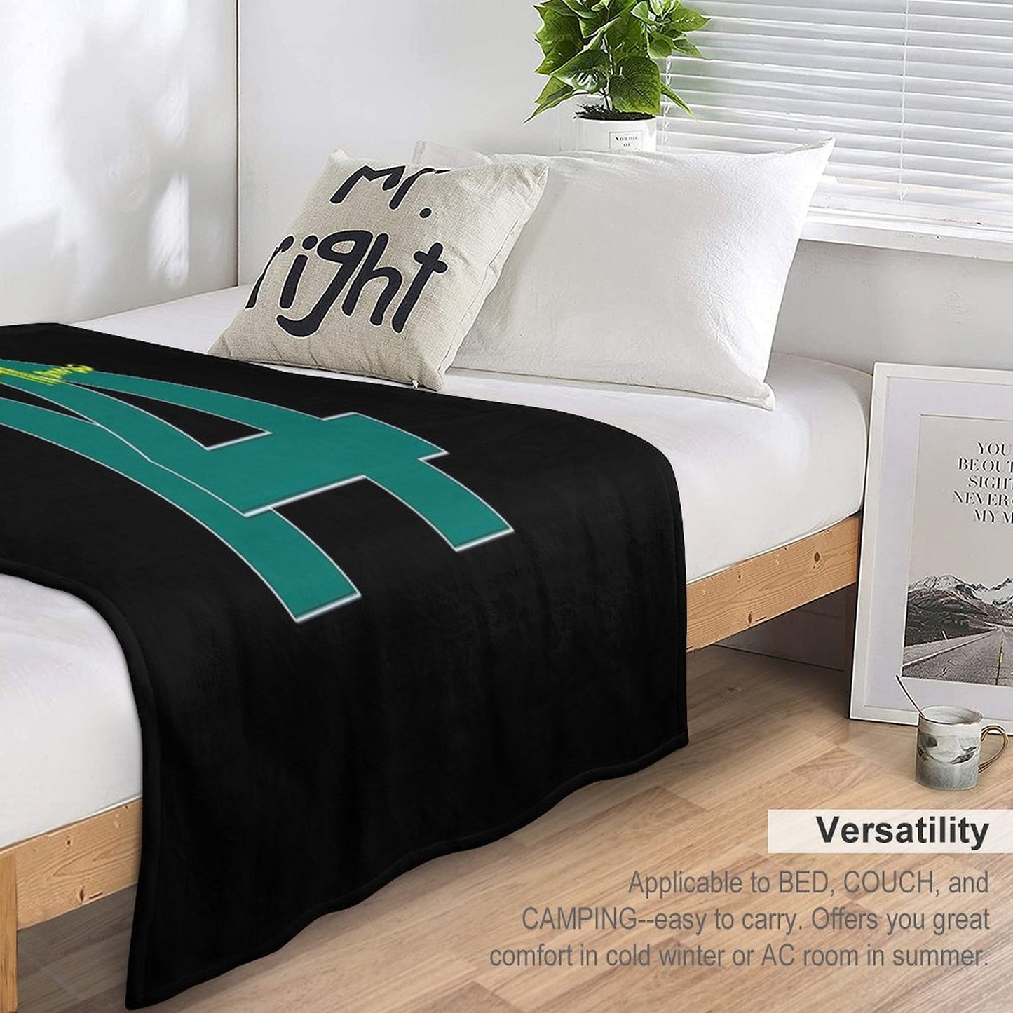 Fernando Alonso 14 Aston Martin F1 2023 Throw Blanket