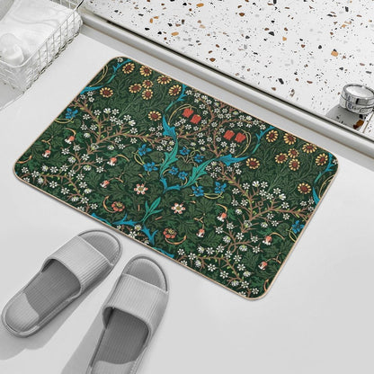 Blackthorn by William Morris, 1892 Bath Mat