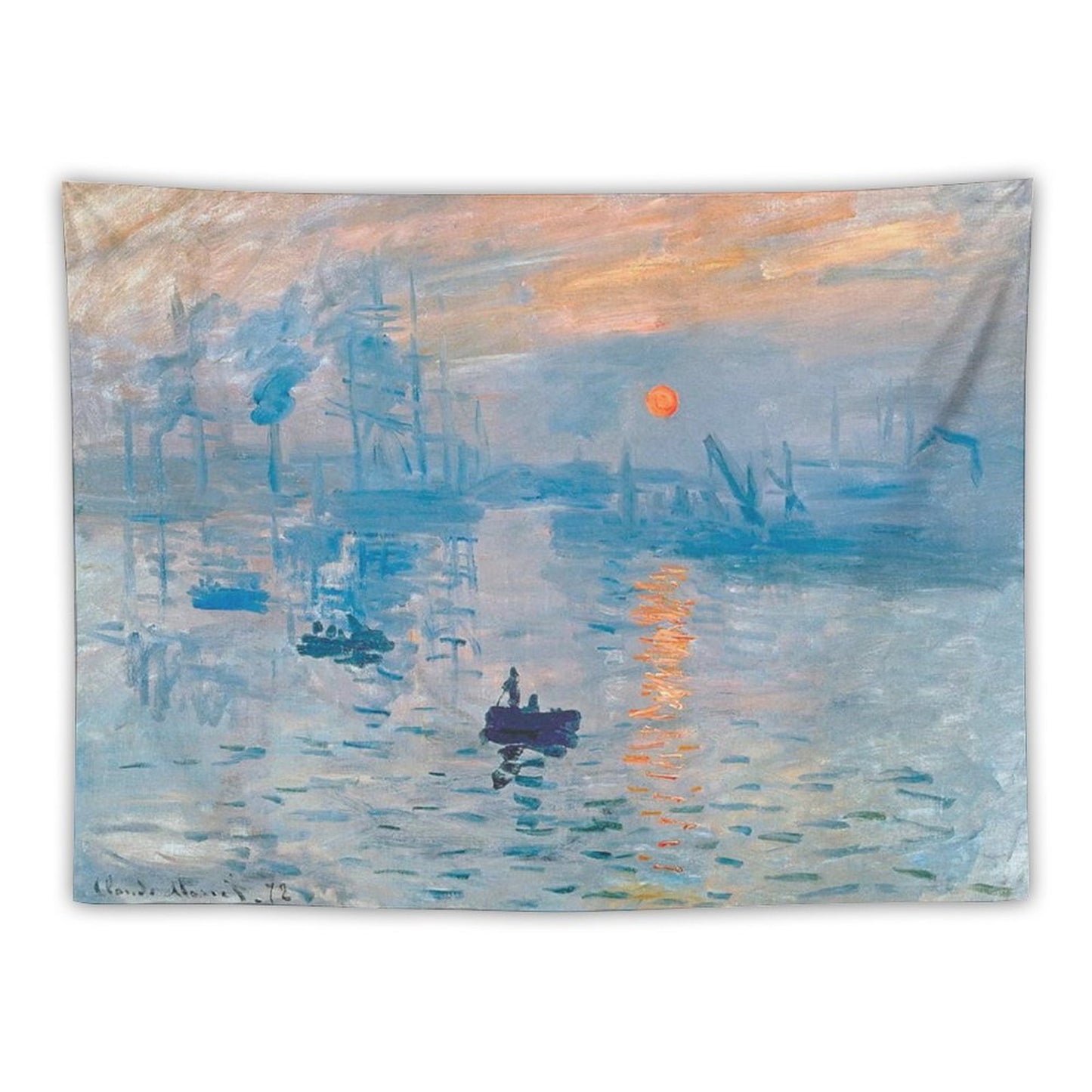 Monet's Sunrise Tapestry