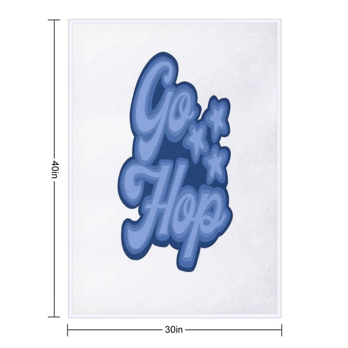 GO HOP Johns Hopkins Design Throw Blanket