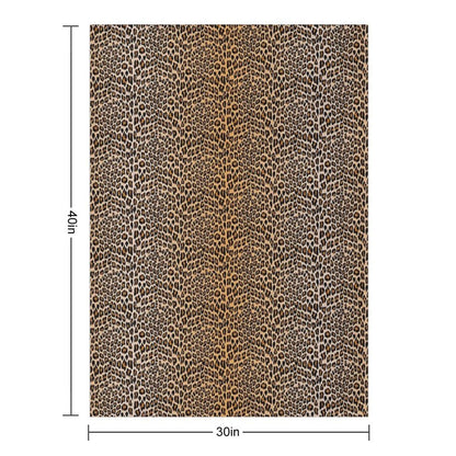Trendy Leopard Print Aesthetic – Wild Animal Pattern Design Throw Blanket