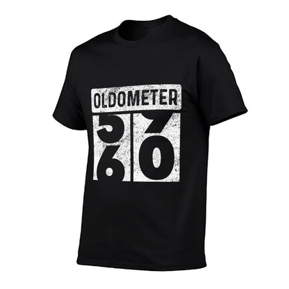 Oldometer Odometer Funny 60th Birthday Gift 60 Yrs Old Joke T-Shirt