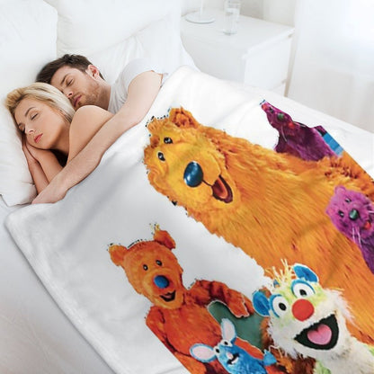 Bear in The Big Blue House Throw Blanket