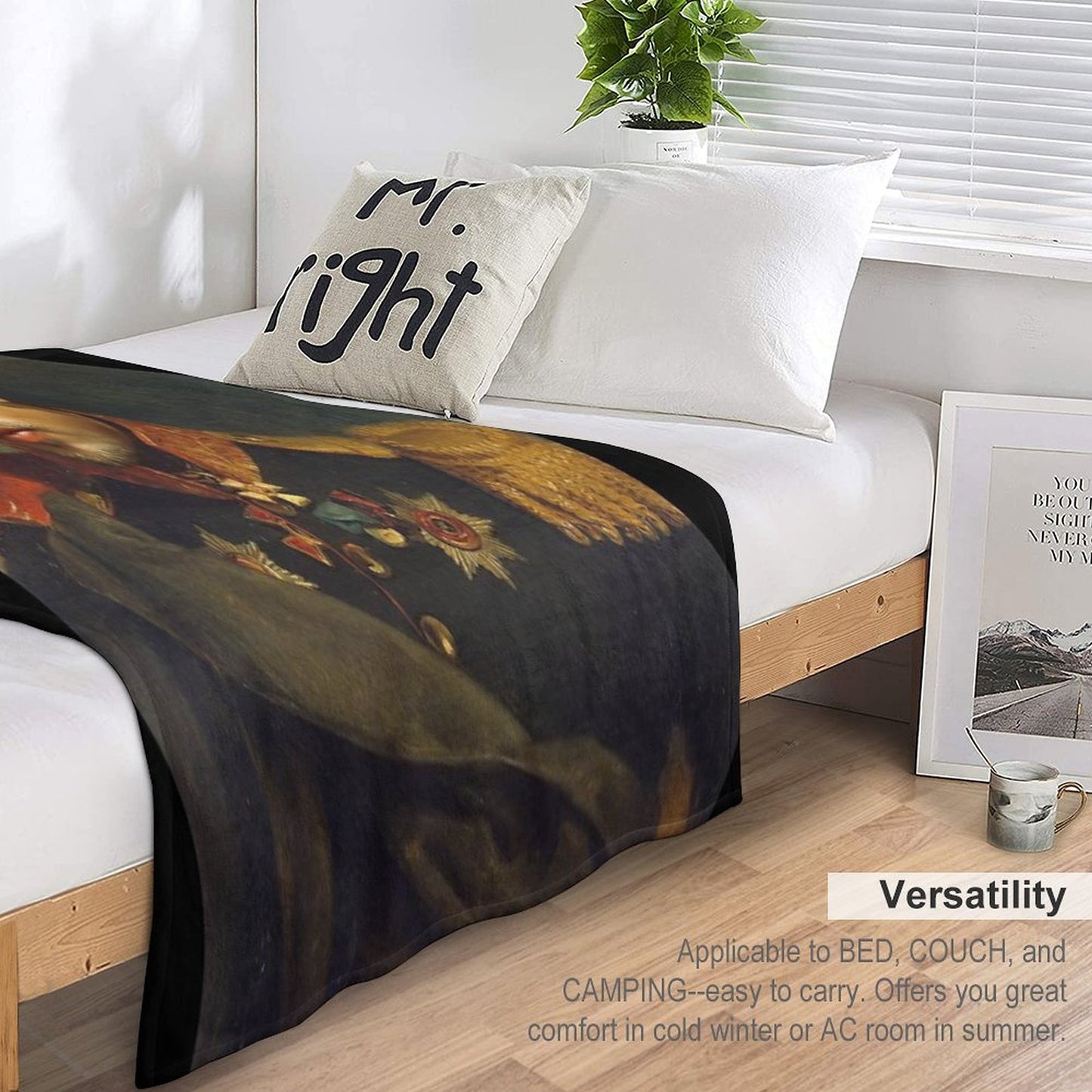 Brad Pitt - Replaceface Throw Blanket