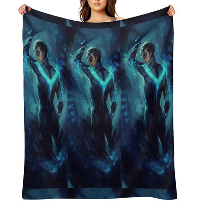 Nightwing Throw Blanket