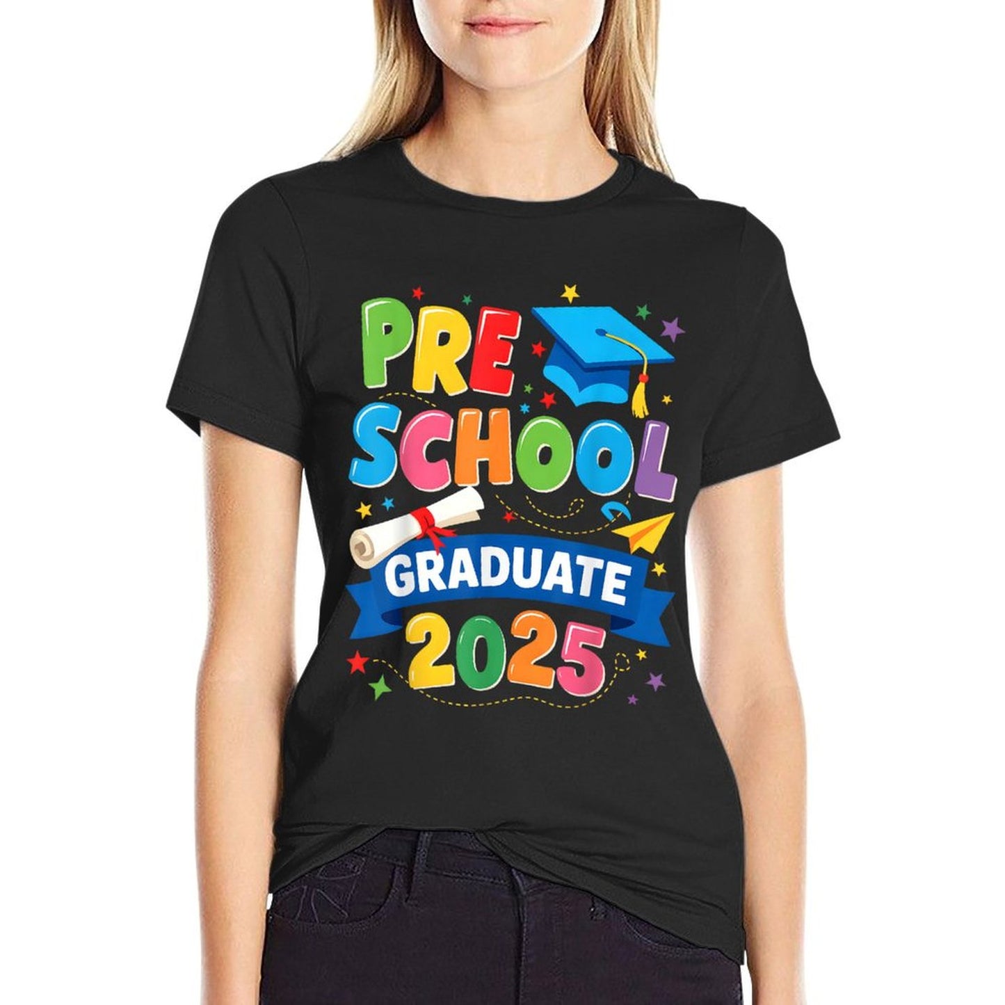 Preschool Graduation 2025 Pre-k Graduate Kids Boys Girls T-Shirt