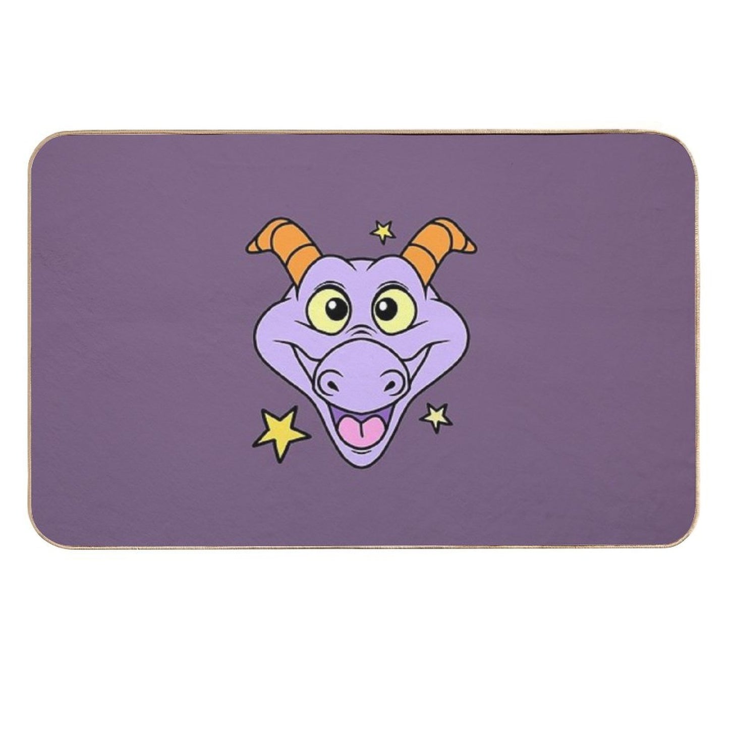 Figment with Stars  Odorless Bath Mat
