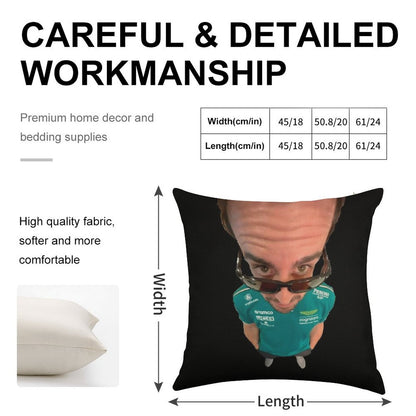 Ferdinand Meme Linen Throw Pillow Cover