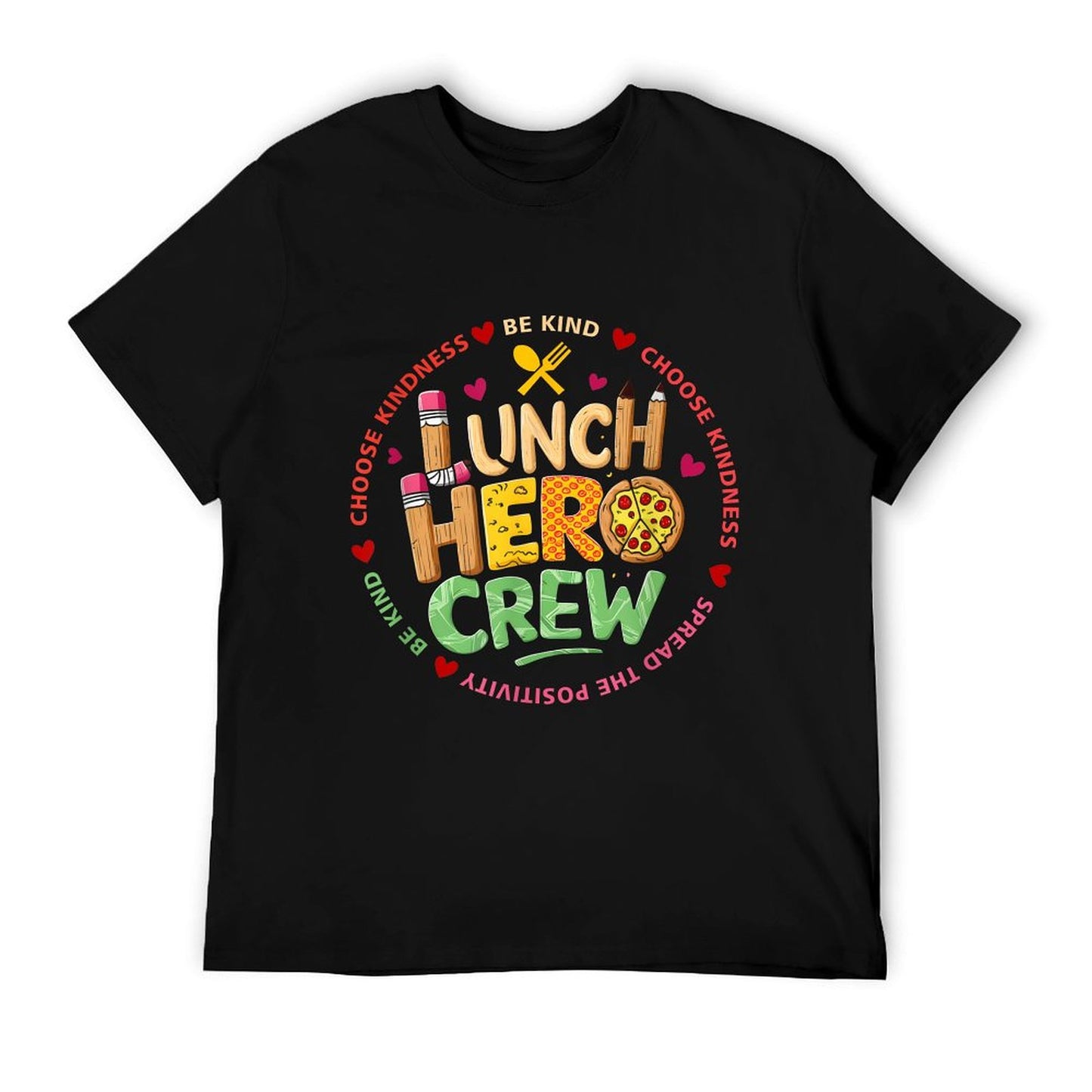 School Lunch Hero Squad Funny Cafeteria Workers Crew Lady T-Shirt