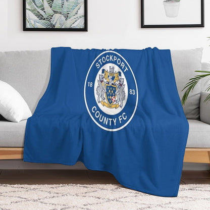 STOCKPORT COUNTY FC Throw Blanket