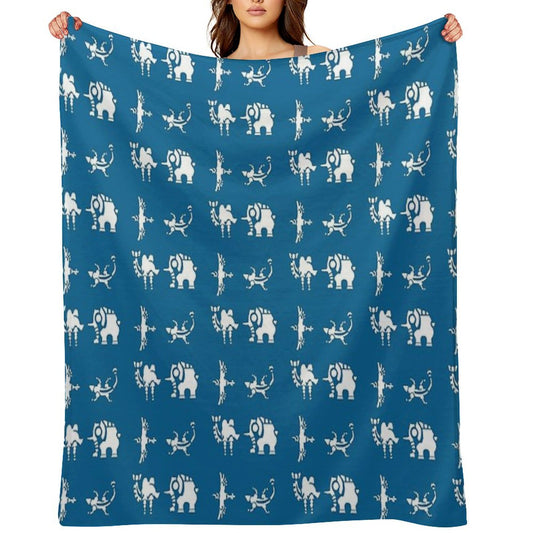 Divine Beasts Throw Blanket