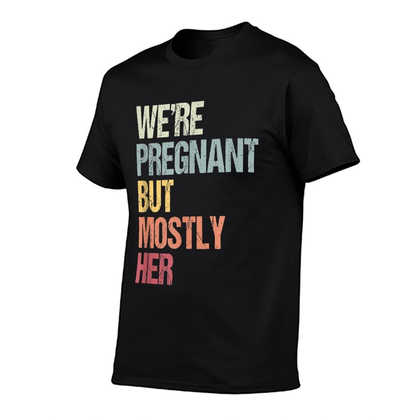 We&#39;re Pregnant But Mostly Her For An Expectant Father Gift T-Shirt