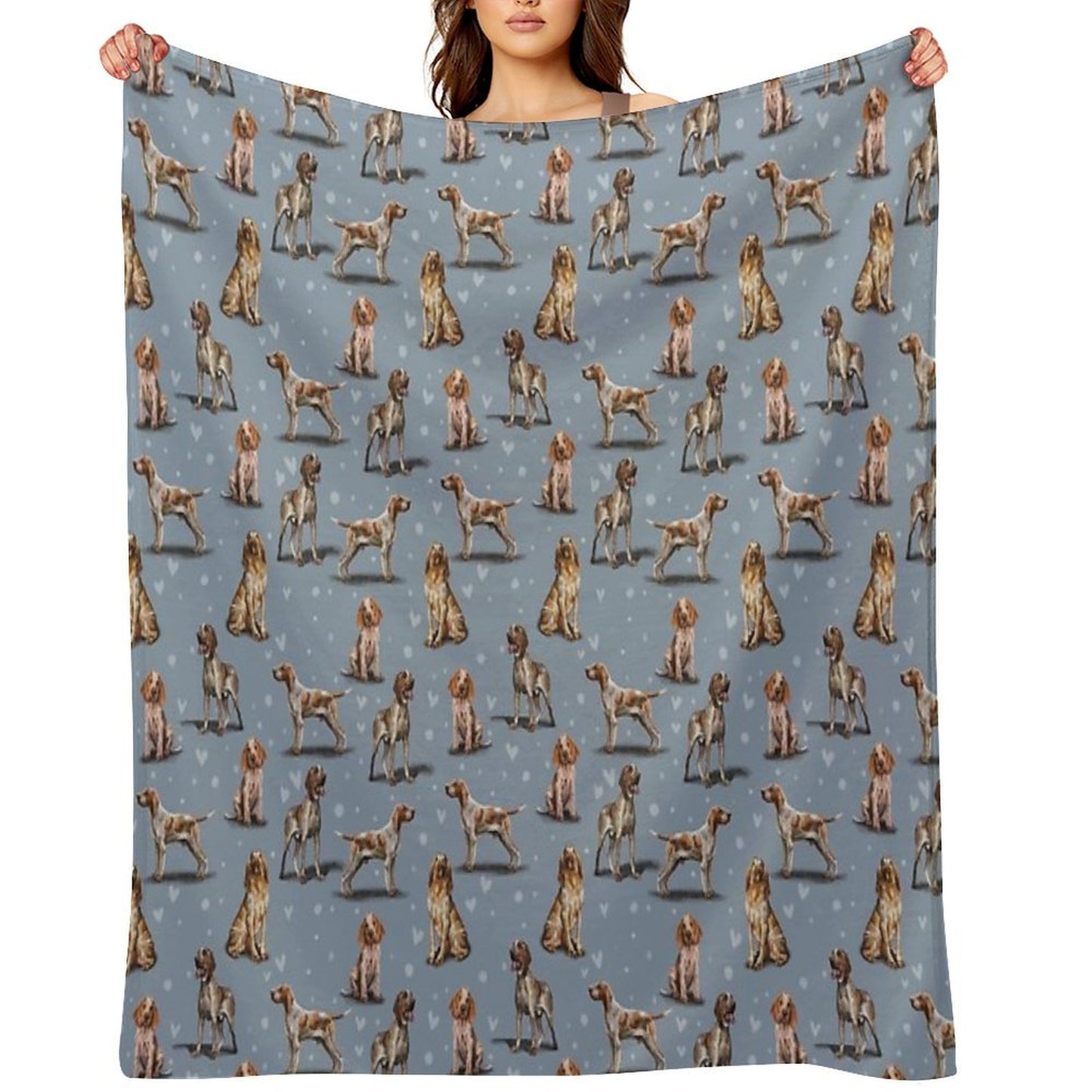 The Bracco Italiano Throw Blanket