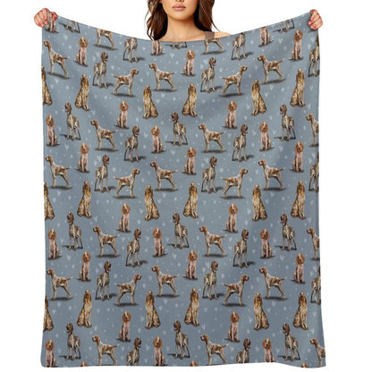 The Bracco Italiano Throw Blanket