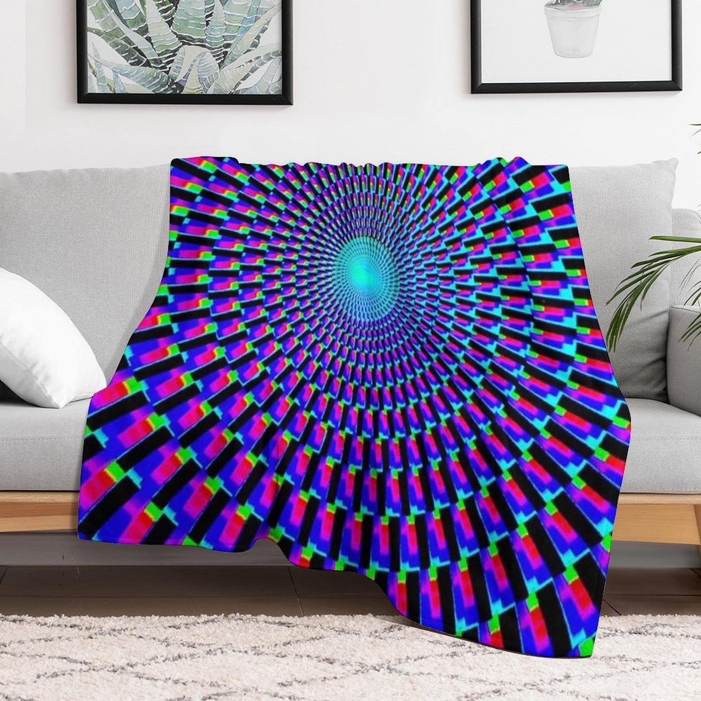 You Trip Me Out Throw Blanket