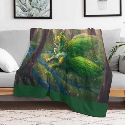 Wings of Fire - Sundew And Willow Throw Blanket